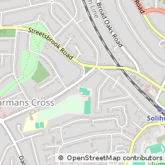 Map of Solihull, West Midlands