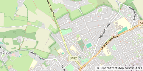 Map of Buckinghamshire, London