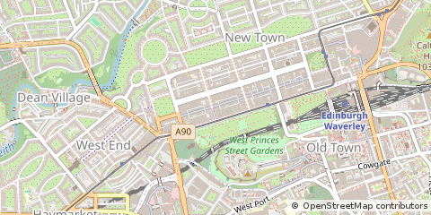 Map of Edinburgh