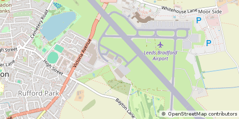 Map of Leeds, West Yorkshire