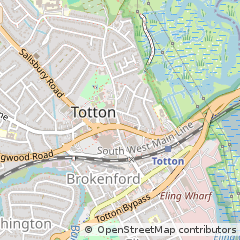 Map of Southampton, Hants