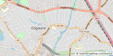 Map of Edgware