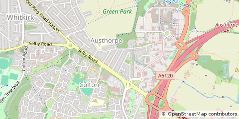 Map of Leeds