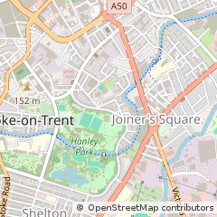 Map of Stoke-on-Trent