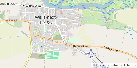 Map of Wells Next the SEA, Norfolk