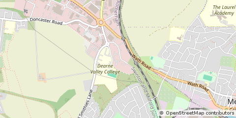Map of Rotherham