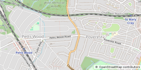Map of Orpington