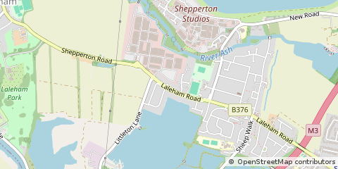 Map of Shepperton