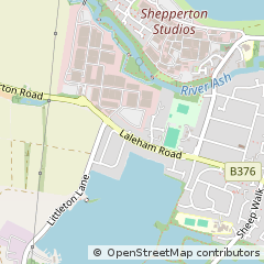 Map of Shepperton