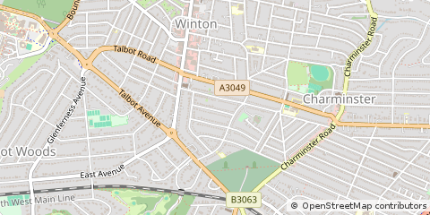 Map of Bournemouth