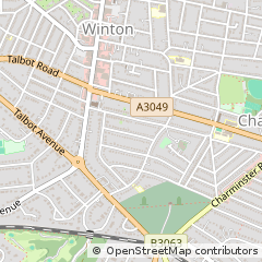 Map of Bournemouth