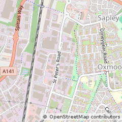 Map of Huntingdon, Cambridgeshire