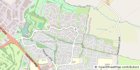 Map of Leicester, Leicestershire