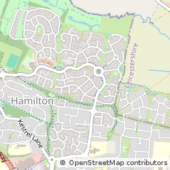 Map of Leicester, Leicestershire