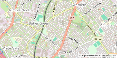 Map of Oldham
