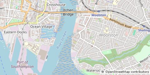 Map of Southampton