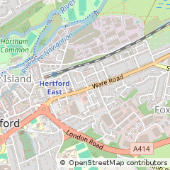 Map of Hertford