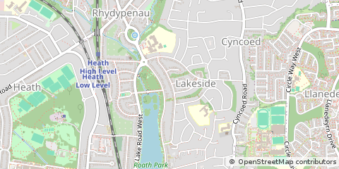 Map of Cardiff