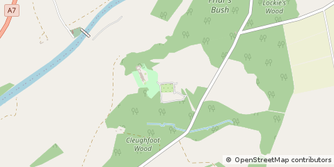 Map of Longtown, Cumbria