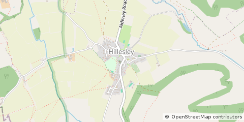 Map of Wotton-Under-Edge, Gloucestershire