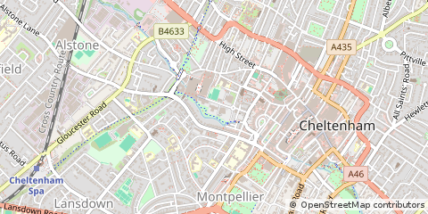 Map of Cheltenham