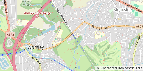 Map of Manchester, Greater Manchester