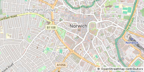 Map of Norwich