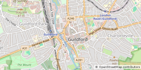 Map of Guildford