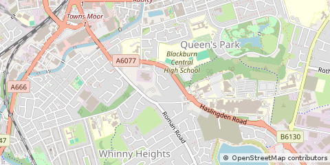 Map of Blackburn
