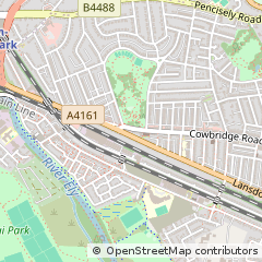 Map of Cardiff