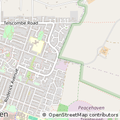 Map of Peacehaven, East Sussex