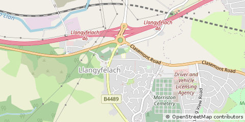 Map of Swansea