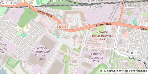Map of Speke, Liverpool