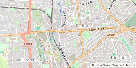 Map of Nottingham