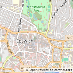 Map of Ipswich, Suffolk