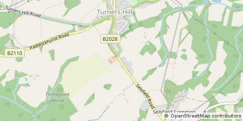 Map of Crawley