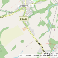 Map of Crawley