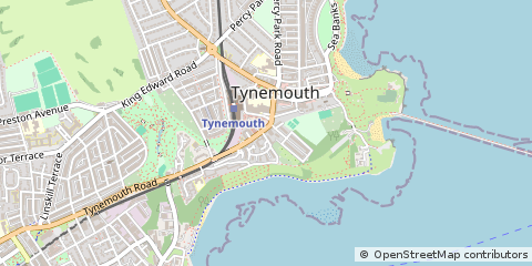 Map of North Shields