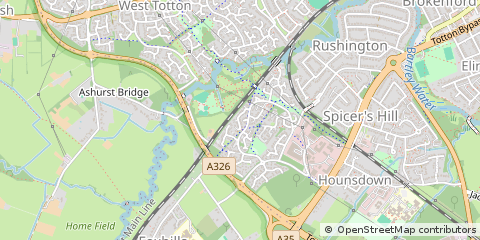Map of Southampton
