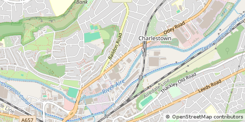 Map of Shipley, West Yorkshire