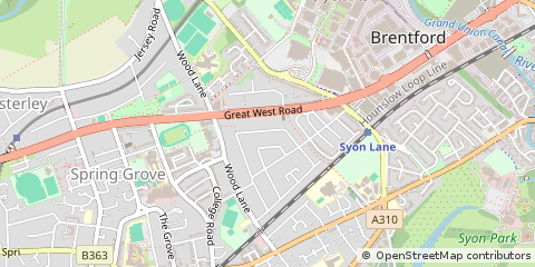 Map of Isleworth