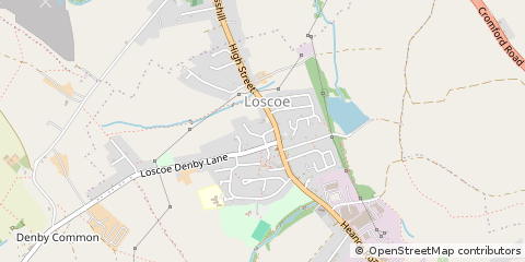 Map of Heanor, Derbyshire
