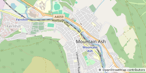Map of Mountain ASH