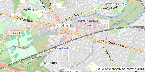 Map of Dartford