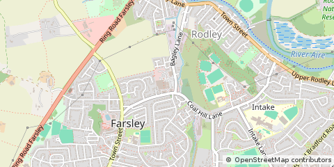 Map of Farsley, West Yorkshire
