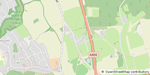 Map of Marlow, Buckinghamshire