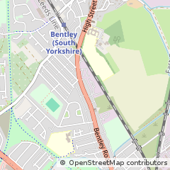 Map of Doncaster