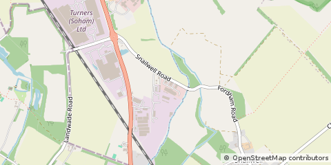 Map of Newmarket, Suffolk