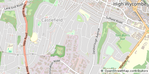 Map of High Wycombe