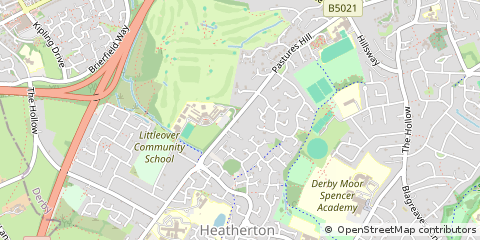 Map of Derby